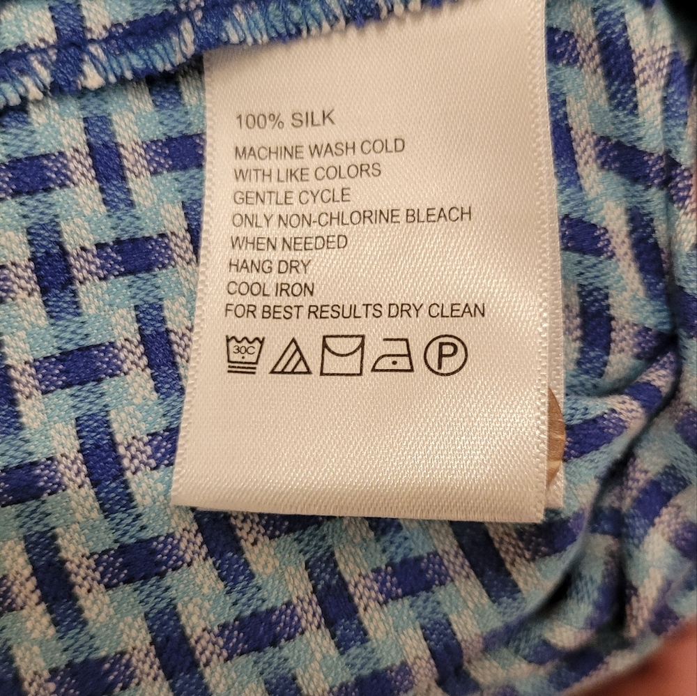 100% Silk Full Button-Down - image 5